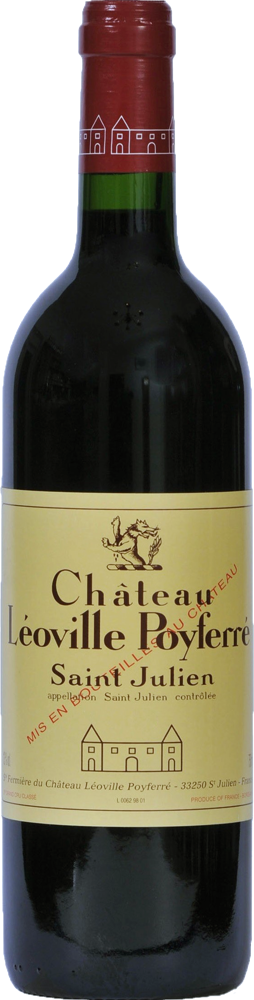 2005 Château Léoville-Poyferré, Cru Classé St-Julien bottle shot.