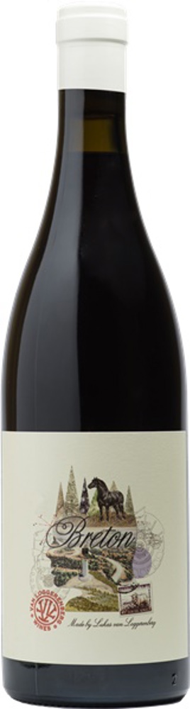 2022 Cabernet Franc 'Breton', Lukas van Loggerenberg bottle shot.
