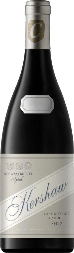 2019 Bokkeveld Shale SH22 Deconstructed Syrah, Richard Kershaw, Groenland bottle shot.