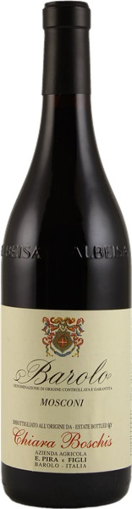 2018 Barolo Mosconi, E Pira e Figli, Piedmont bottle shot.