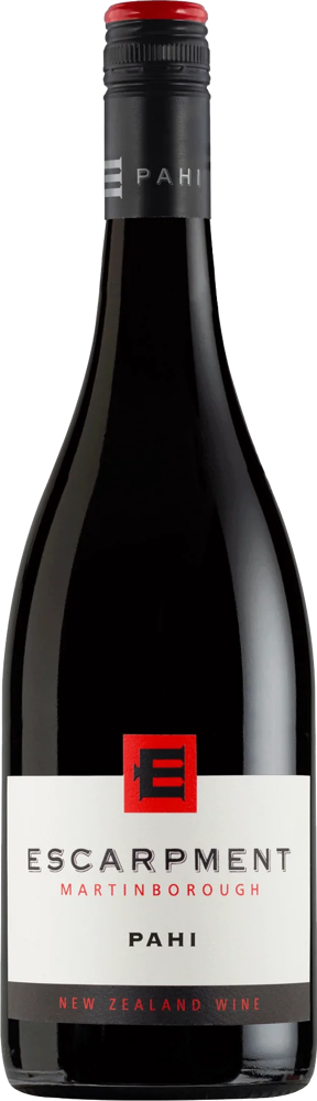 2020 Pahi Pinot Noir, Escarpment, Martinborough bottle shot.