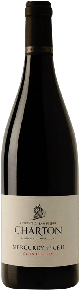 2021 Mercurey 1er Cru Clos du Roy, Domaine Vincent et Jean-Pierre Charton bottle shot.