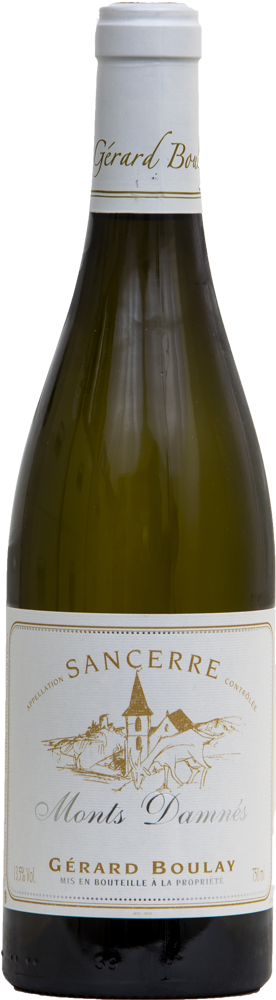 2023 Sancerre Les Monts Damnés, Gérard Boulay bottle shot.