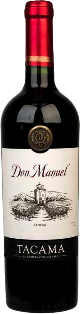 2019 Don Manuel Tannat, Tacama, Peru bottle shot.