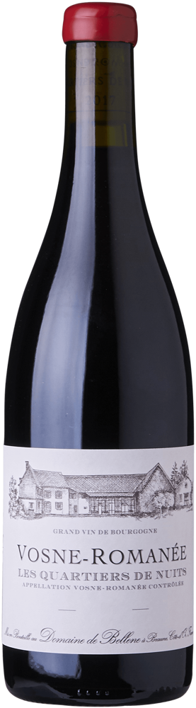 2018 Vosne-Romanée, Les Quartiers de Nuits, Domaine de Bellene bottle shot.