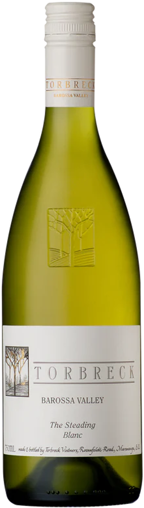 2024 The Steading Blanc, Torbreck, Barossa Valley bottle shot.