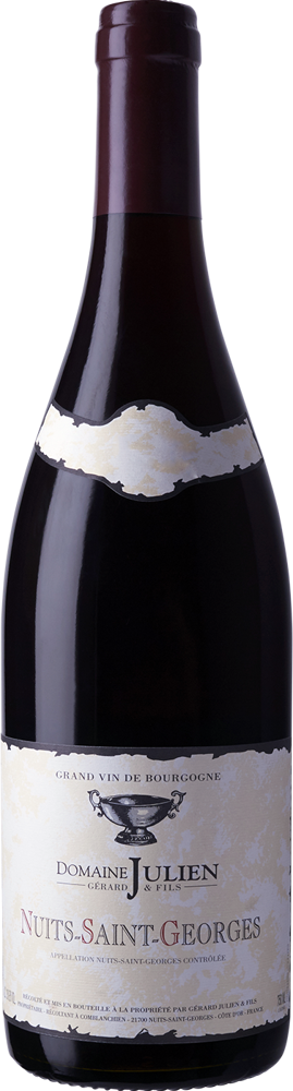 2019 Nuits-St-Georges 'St Julien', Gérard Julien et Fils bottle shot.