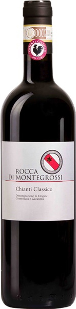 2020 Chianti Classico, Rocca di Montegrossi bottle shot.