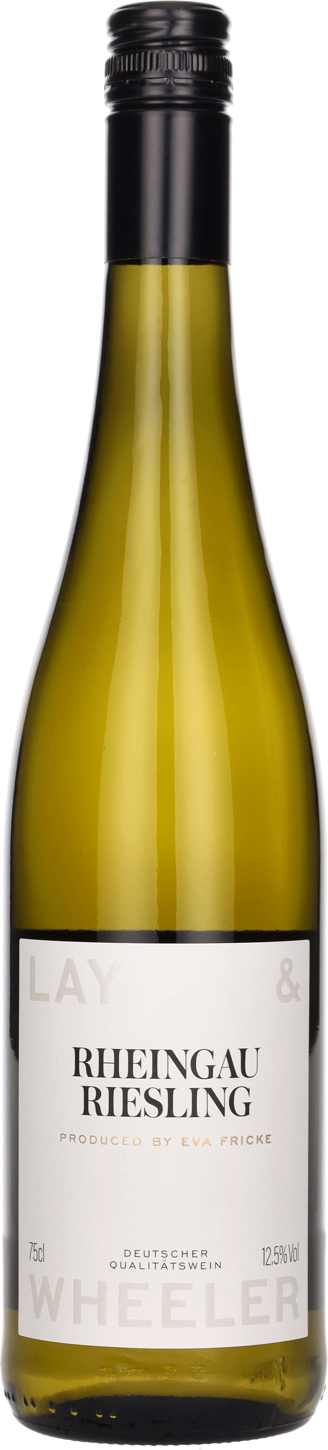 2020 Lay & Wheeler Rheingau Riesling by Eva Fricke