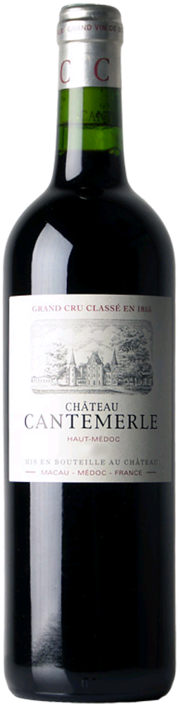2001 Château Cantemerle, Cru Classé Haut-Médoc bottle shot.