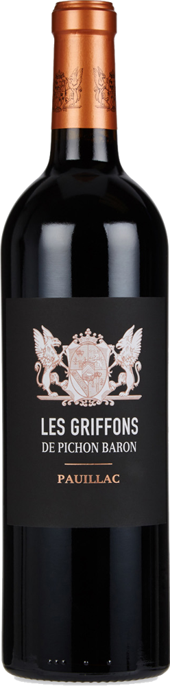 2020 Les Griffons de Pichon Baron bottle shot.