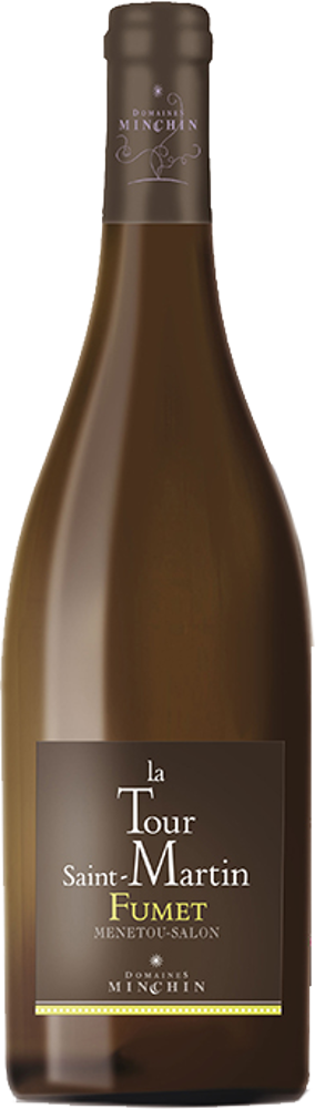 2019 Menetou-Salon Fumet, La Tour St-Martin, Domaines Minchin bottle shot.
