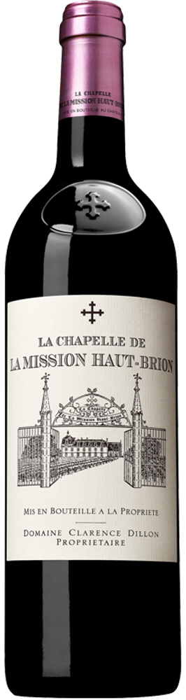 2022 La Chapelle de la Mission-Haut-Brion, Pessac-Léognan bottle shot.