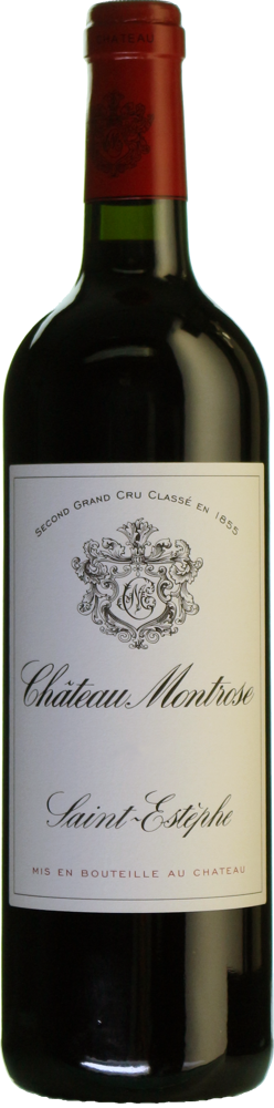 2012 Château Montrose, Cru Classé St-Estèphe bottle shot.
