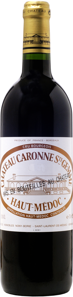2020 Château Caronne Ste Gemme, Haut-Médoc bottle shot.