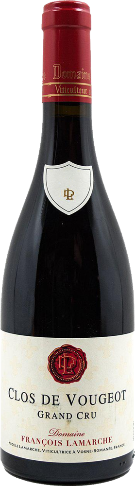 2023 Clos de Vougeot Grand Cru, Nicole Lamarche bottle shot.