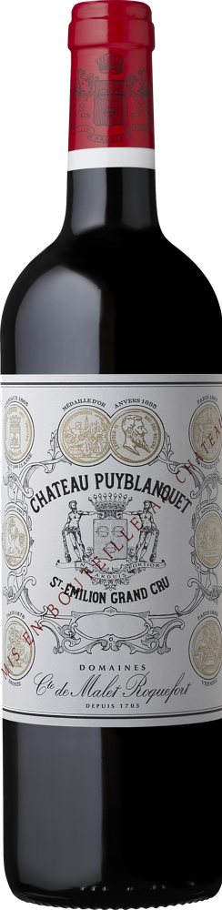 2022 Château Puyblanquet, Grand Cru St-Emilion bottle shot.