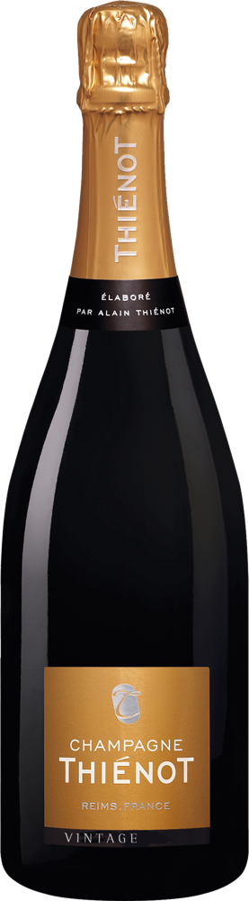 2012 Vintage Brut, Thiénot bottle shot.