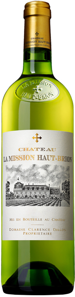2022 Château La Mission Haut-Brion Blanc, Pessac-Léognan bottle shot.