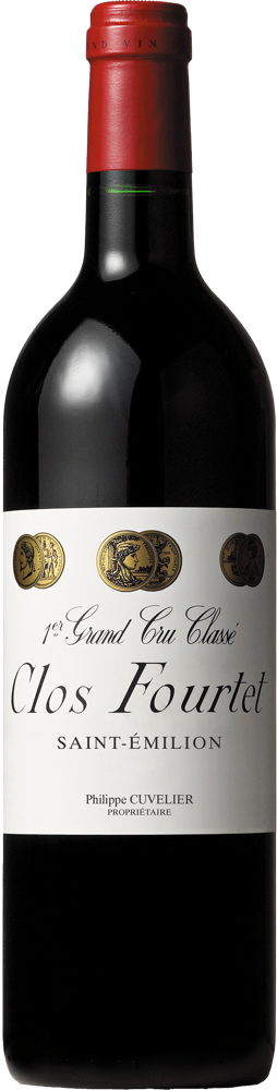 2022 Clos Fourtet, 1er Grand Cru Classé St-Emilion bottle shot.