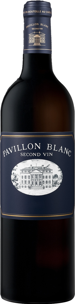 2022 Pavillon Blanc Second Vin, Château Margaux bottle shot.