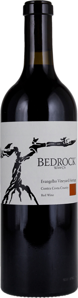 2021 Evangelho's Heritage, Bedrock, Dry Creek Valley bottle shot.