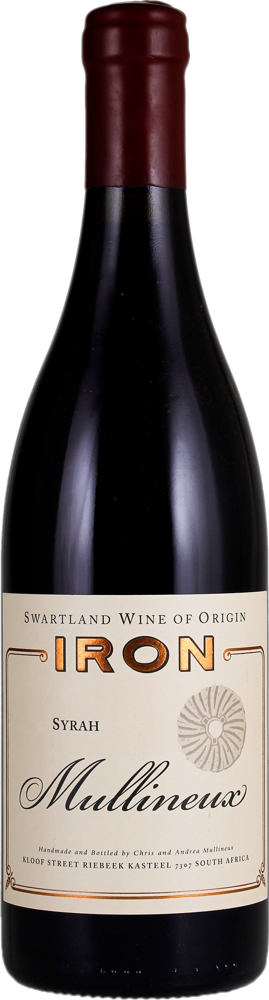 2022 Iron Syrah, Mullineux bottle shot.