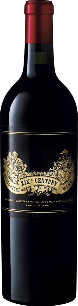 2016 Palmer Historical XIXth Century Blend, Vin de Table bottle shot.