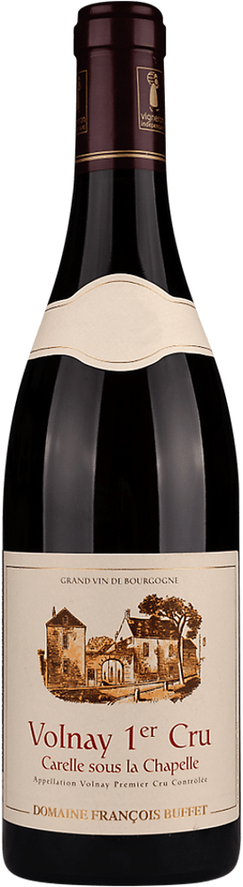 2023 Volnay 1er Cru Carelle sous la Chapelle, Domaine François Buffet bottle shot.