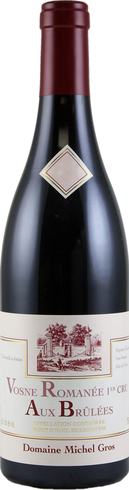 2023 Vosne-Romanée 1er Cru Aux Brûlées, Domaine Michel Gros bottle shot.