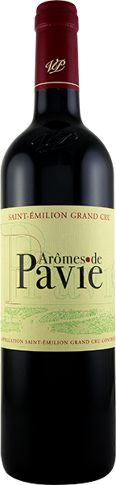 2016 Les Aromes de Pavie, St Emilion bottle shot.