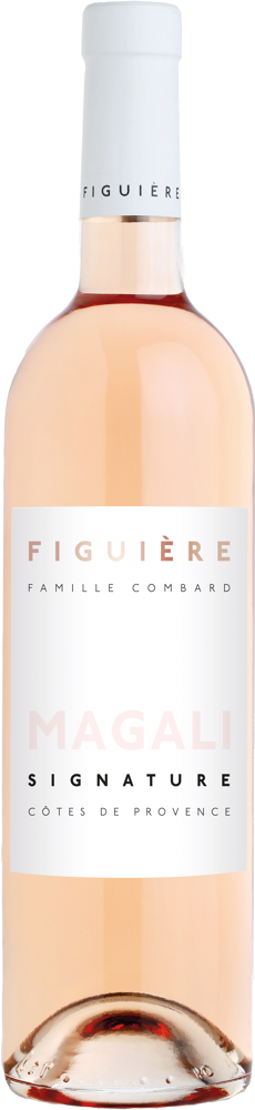 2024 Magali Rosé, Figuière, Côtes de Provence bottle shot.