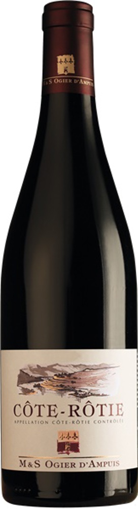 2017 Côte-Rôtie Mon Village, Domaine Michel et Stéphane Ogier bottle shot.