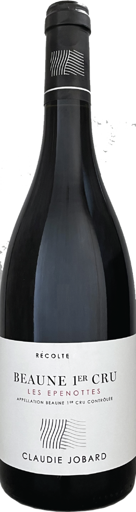 2021 Beaune 1er Cru Les Epenotes, Claudie Jobard bottle shot.