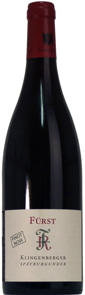 2021 Klingenberger Spätburgunder, Fürst, Franconia bottle shot.