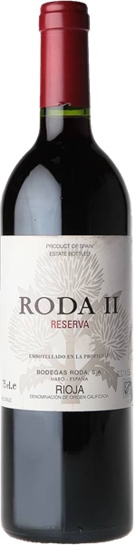 2000 Roda II Reserva, Rioja, Bodegas Roda