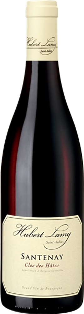 2021 Santenay Clos des Hâtes, Hubert Lamy bottle shot.