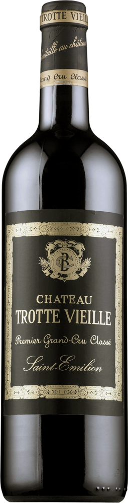 2016 Château Trottevieille, 1er Grand Cru Classé St-Emilion bottle shot.