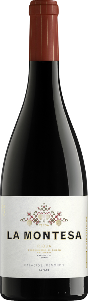 2017 La Montesa Crianza, Palacios Remondo bottle shot.