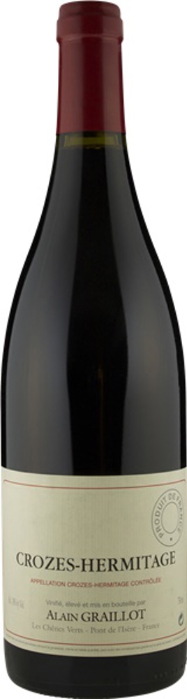 2023 Crozes-Hermitage, Alain Graillot bottle shot.