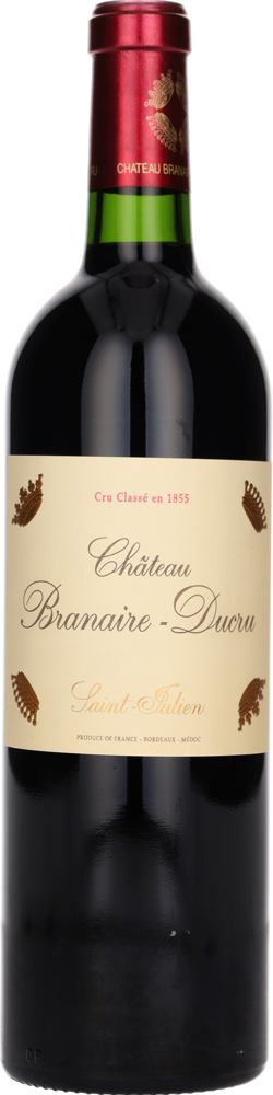 2021 Château Branaire-Ducru, Cru Classé St-Julien bottle shot.