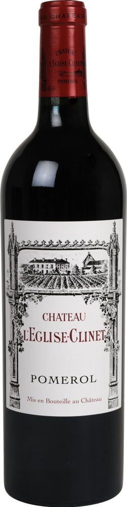 2023 Château L'Eglise-Clinet, Pomerol bottle shot.