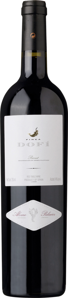 2018 Finca Dofí, Álvaro Palacios, Priorat bottle shot.