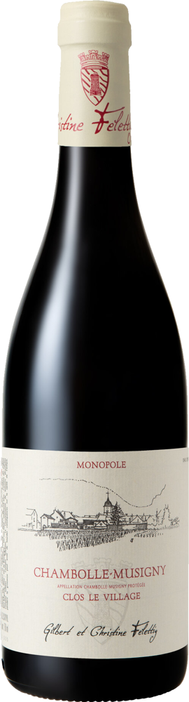 2023 Chambolle-Musigny Clos le Village, Domaine Felettig bottle shot.