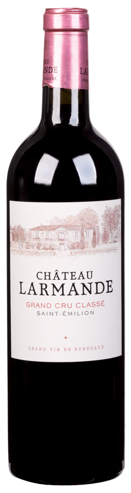 2014 Château Larmande, Grand Cru Classé St-Emilion bottle shot.