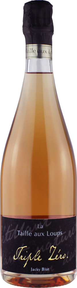 N/V Triple Zéro Rosé, Domaine de la Taille aux Loups, Jacky Blot (2025 Release) bottle shot.