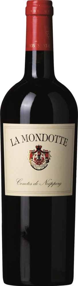 2023 La Mondotte, Grand Cru St-Emilion bottle shot.