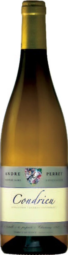 2018 Condrieu, André Perret bottle shot.