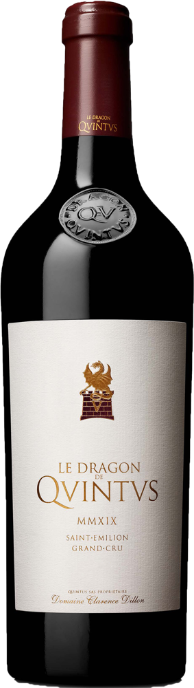 2020 Le Dragon de Quintus, St-Emilion bottle shot.