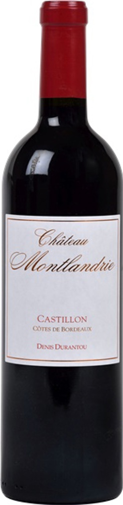 2020 Château Montlandrie, Côtes de Castillon bottle shot.